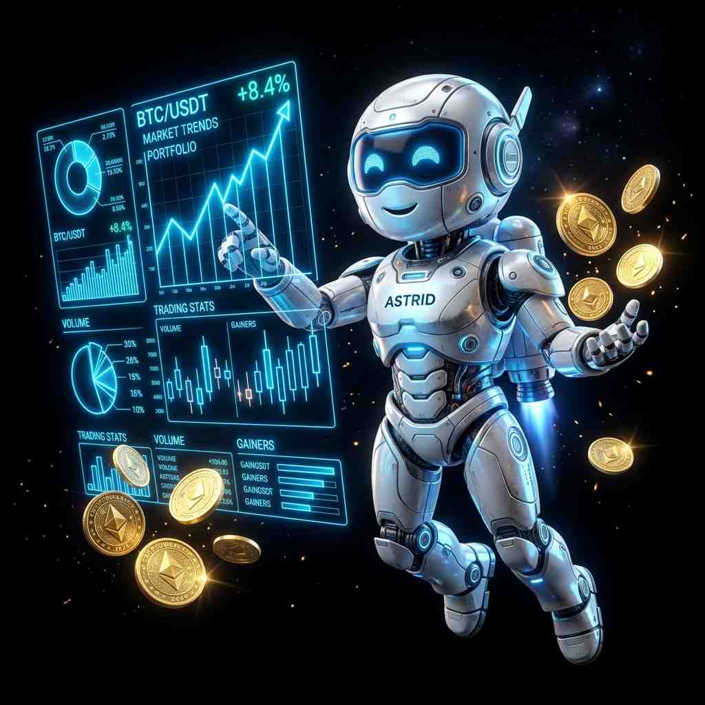 Trading Robot Market Mascot